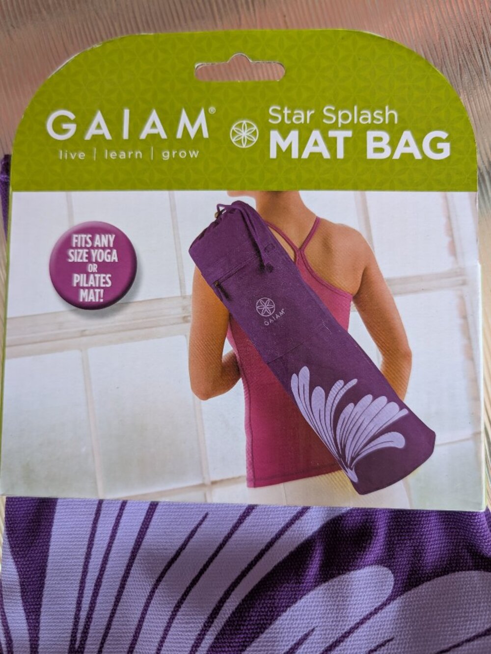 GAIAM Yoga Mat Bag Any Size 100% Cotton New